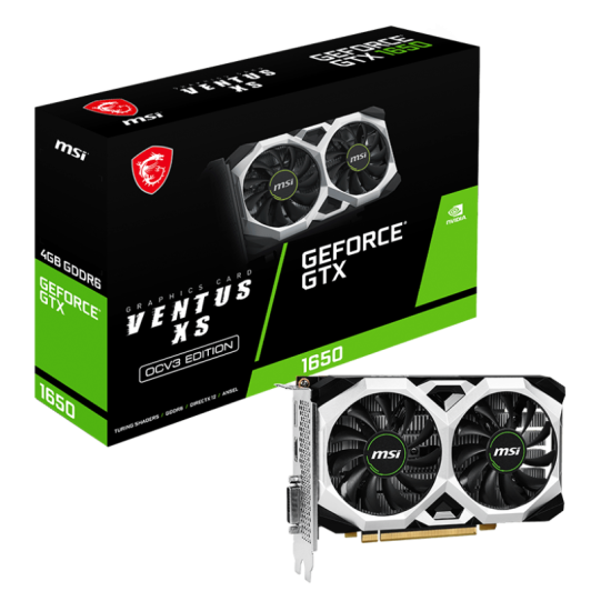 MSI GeForce GTX 1650 D6 VENTUS XS OCV3