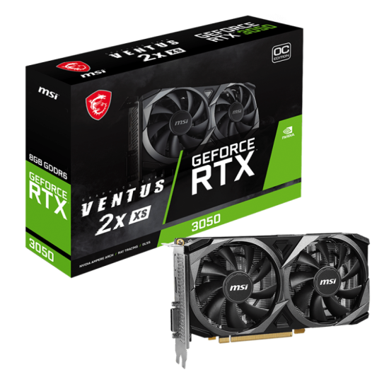 MSI GeForce RTX 3050 VENTUS 2X XS 8G OC
