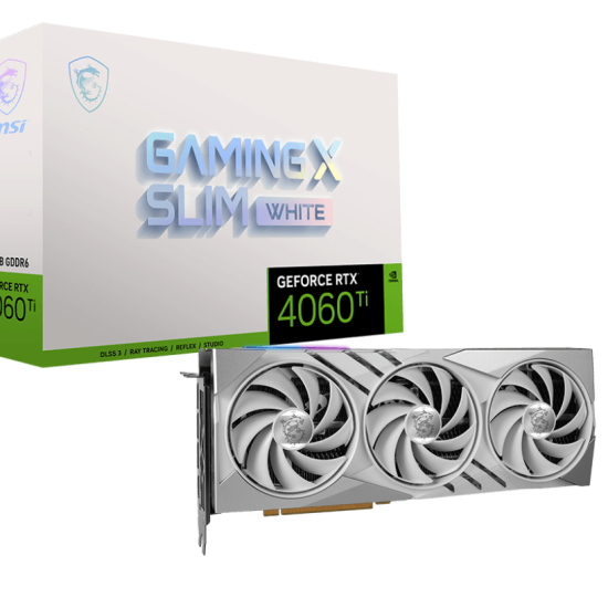 MSI GeForce RTX 4060 Ti GAMING X SLIM WHITE 16G