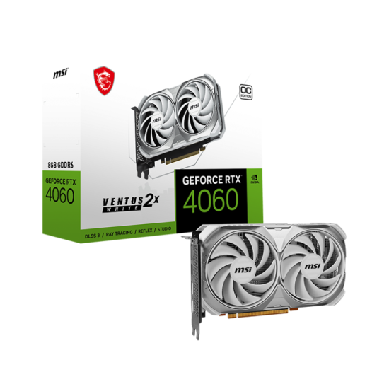 MSI GeForce RTX 4060 VENTUS 2X WHITE 8G OC VTS