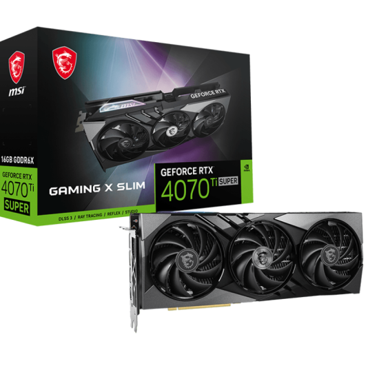 MSI GeForce RTX 4070 Ti SUPER 16G GAMING X SLIM