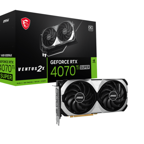 MSI GeForce RTX 4070 Ti SUPER 16G VENTUS 2X OC