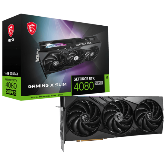 MSI GeForce RTX 4080 SUPER 16G GAMING X SLIM
