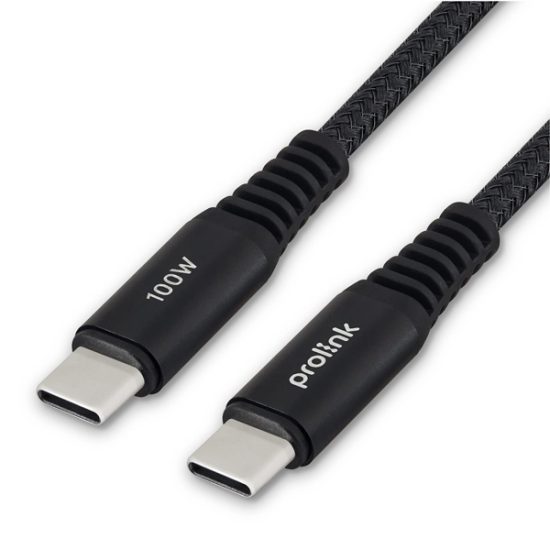 PROLINK GCC100 FAST CHARGE CABLE 100W USB-C TO C