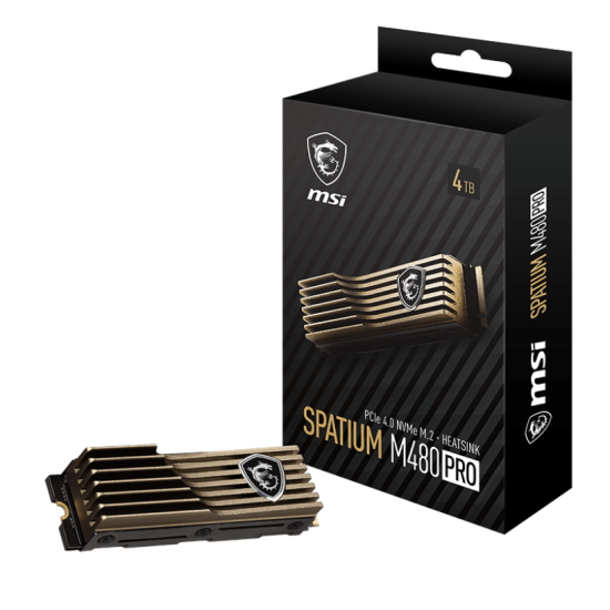 SPATIUM M480 Pro PCIe 4.0 NVMe M.2 1TB 2TB HS