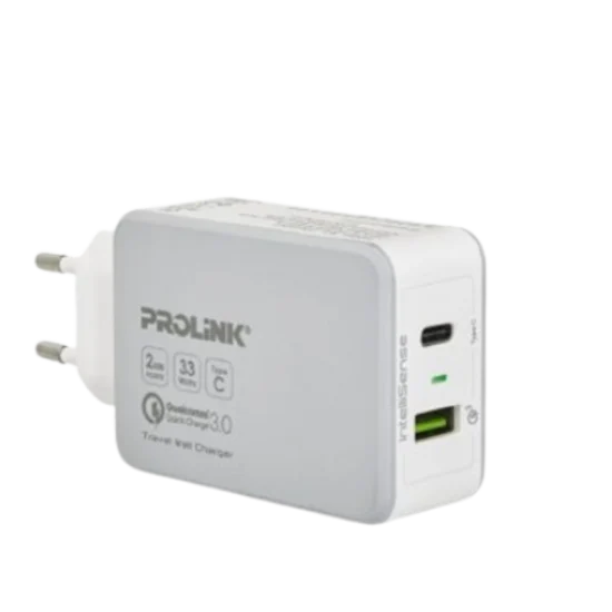 PROLINK 2 PORT TRAVEL WALL CHARGER