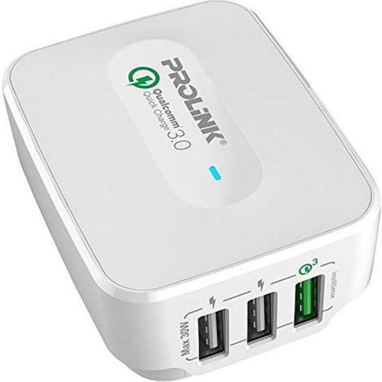 PROLINK 3 PORT TRAVEL WALL CHARGER