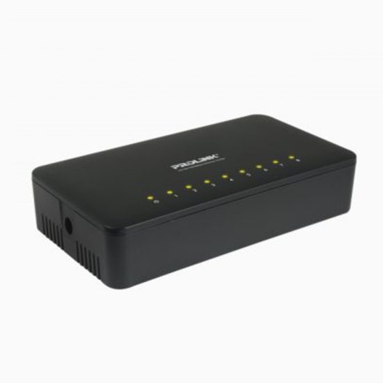 PROLINK 8PORT 10 100 1000MBPS GIGABIT ETHERNET SWITCH