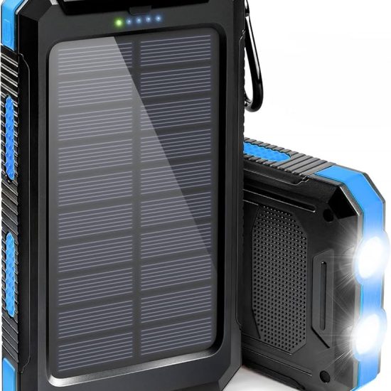 PROLINK PORTABLE SOLAR CHARGER WITH 3XLED LIGHTS +2USB CHARGING PORT